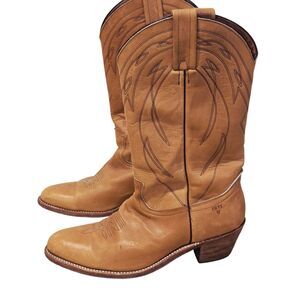 Frye | Shoes | Vintage Frye Boots Mens Siz D Tan Leather  display picture 1